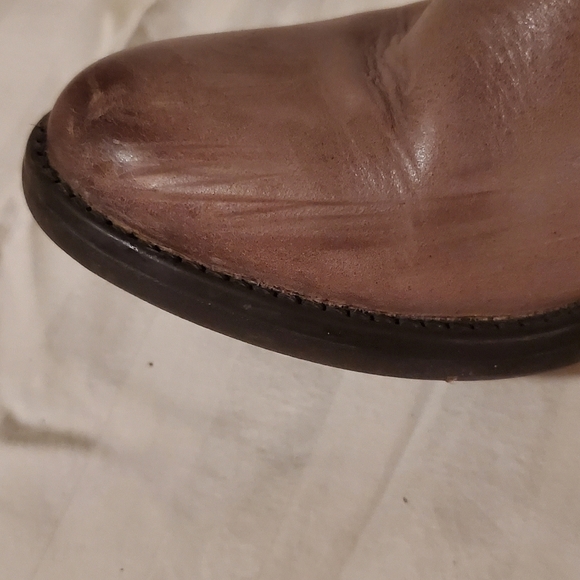 Bussola Taupe Leather Trapani Boots - Picture 8 of 16